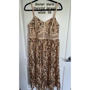 Gold Torrid Dress